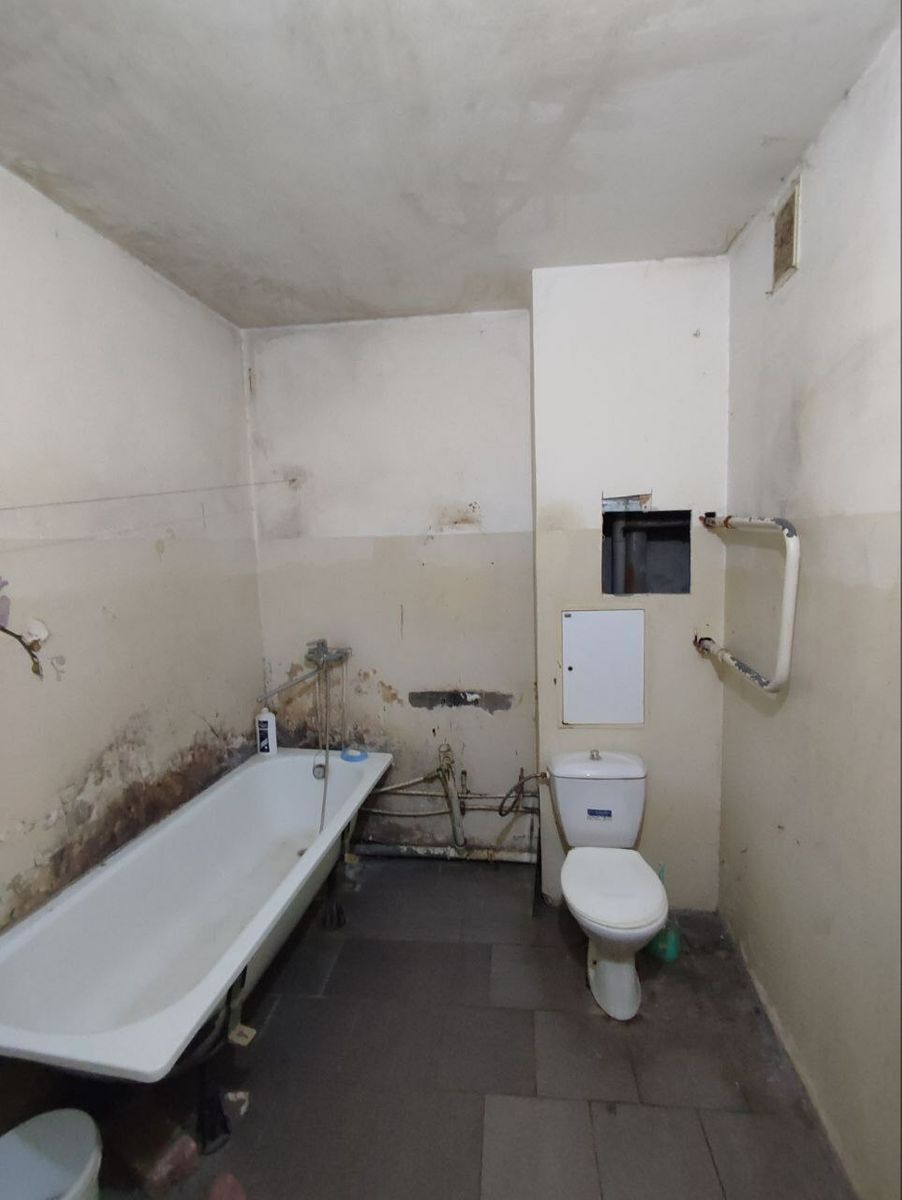 Ванну кімнату устатковано пліснявою різних кольорів