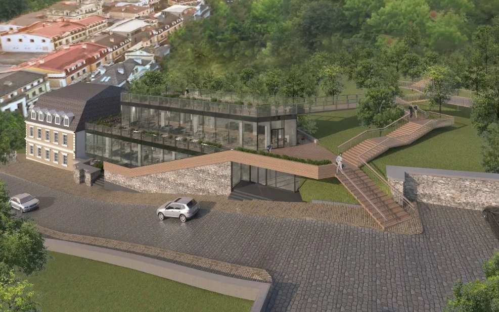 Візуалізація проєкту будівлі. Фото: Хмарочос