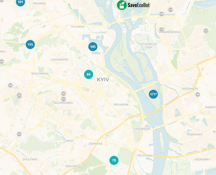 Актуальні дані станом на полудень 15 лютого 2024 року