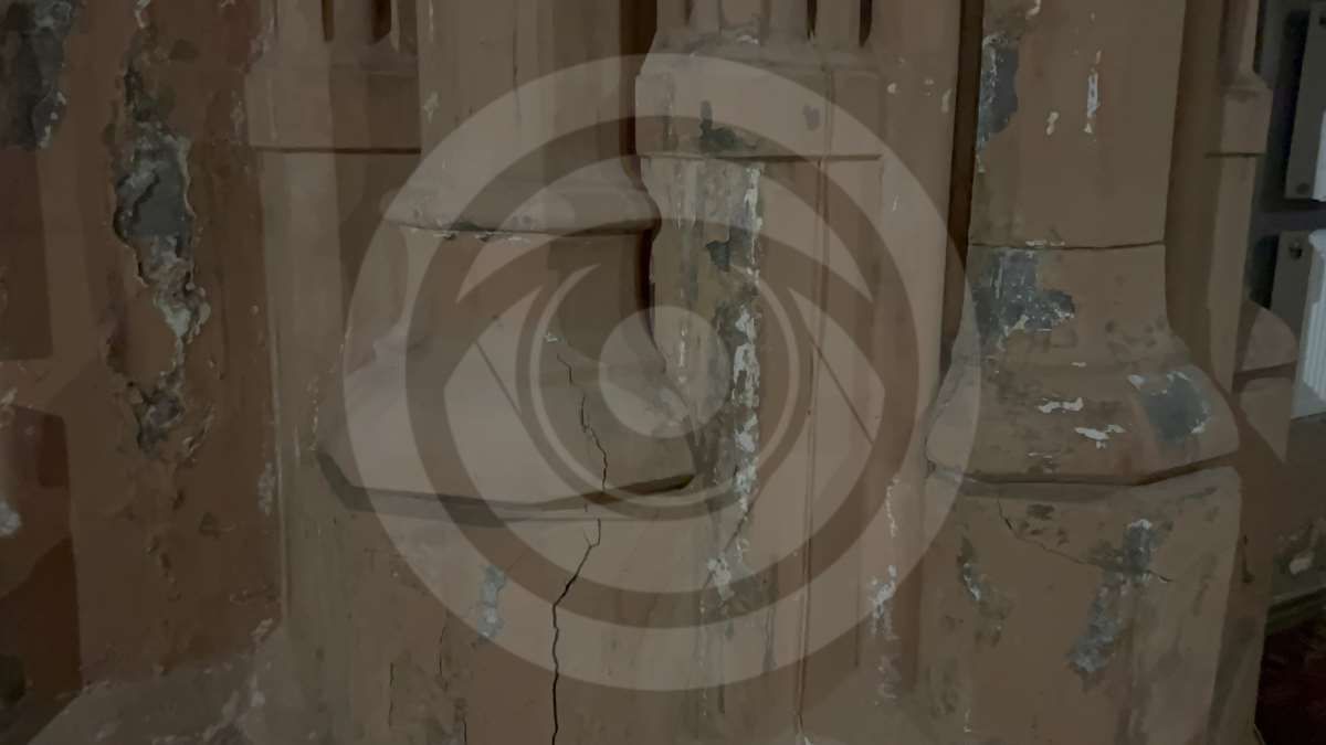 Внутренняя отделка требует ремонтных работ