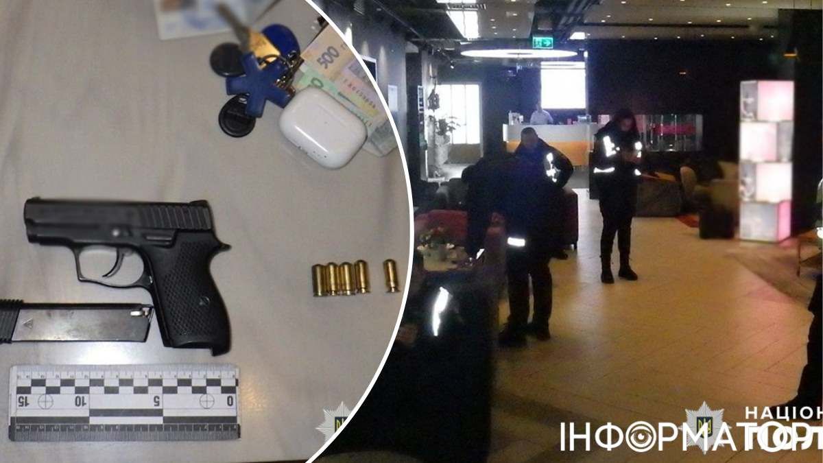 Стрелянина состоялась в одном из заведений на Печерске. Фото: Facebook полиции Киева Стрелянина состоялась в одном из заведений на Печерске. Фото: Facebook полиции Киева