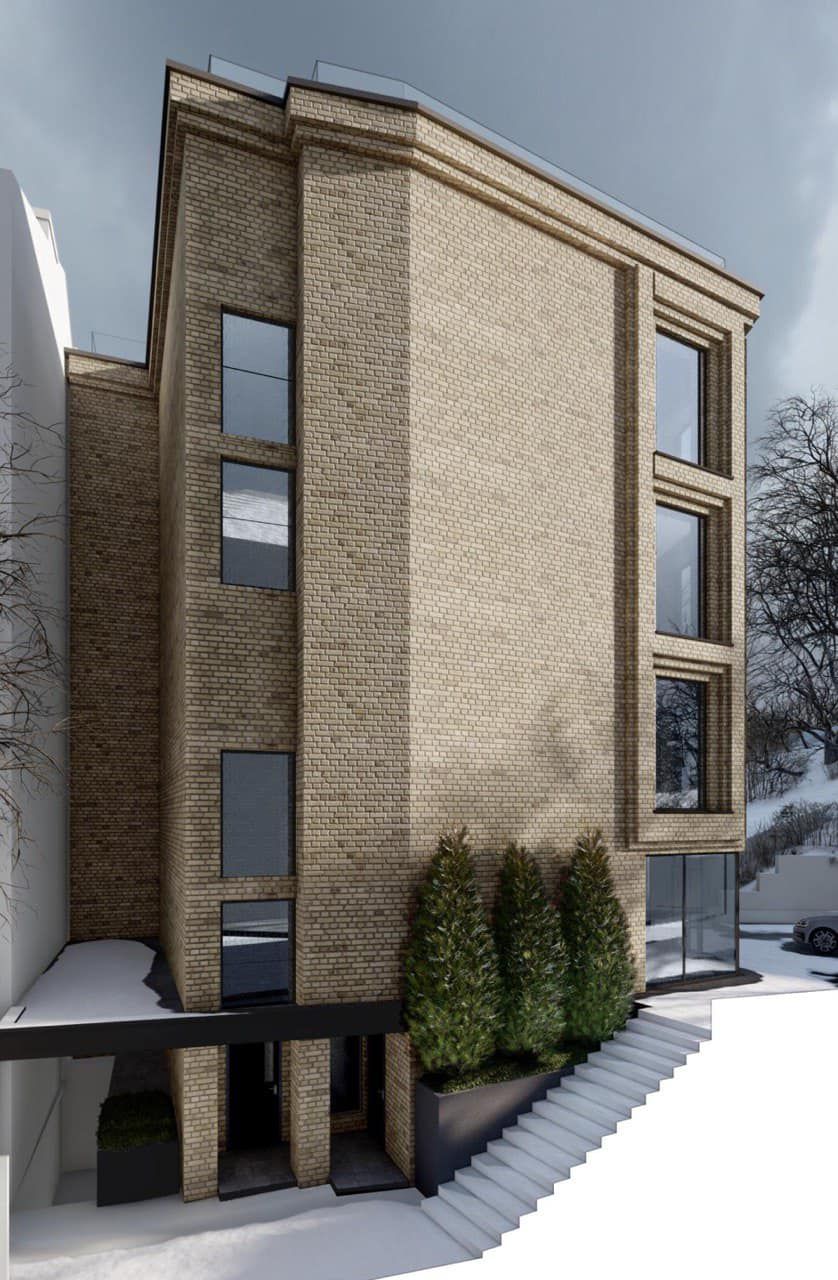 Девелопер бачить на цьому місці офісний центр.