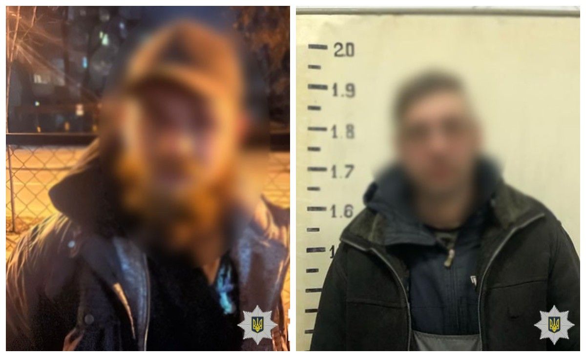 Відібрали телефон і гаманець: у Києві двоє чоловіків напали на військового, їх затримала поліція – відео 1