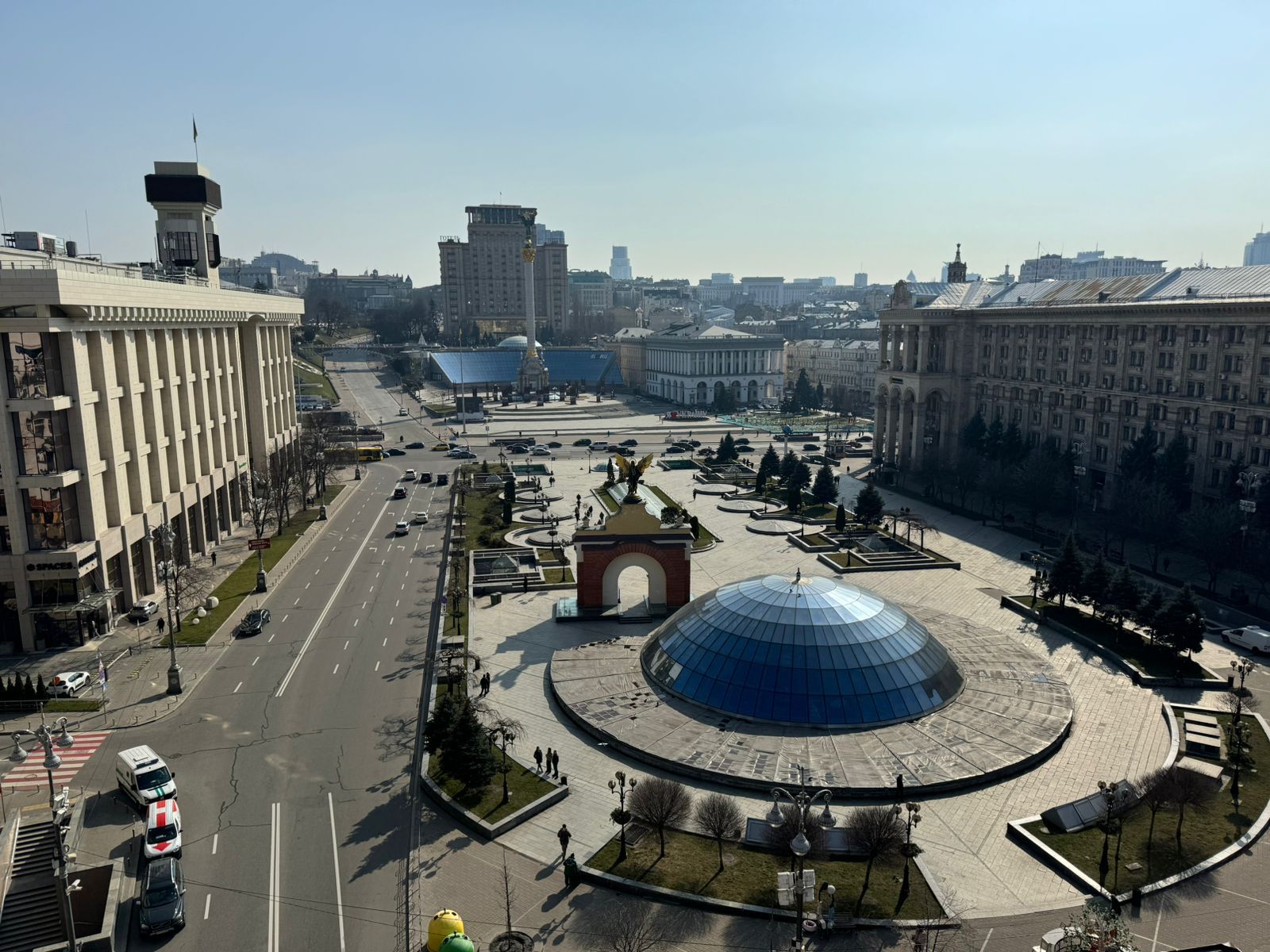 З номерів готелю відкривається шикарний вид на центр Києва. Фото - Віталій Коваль