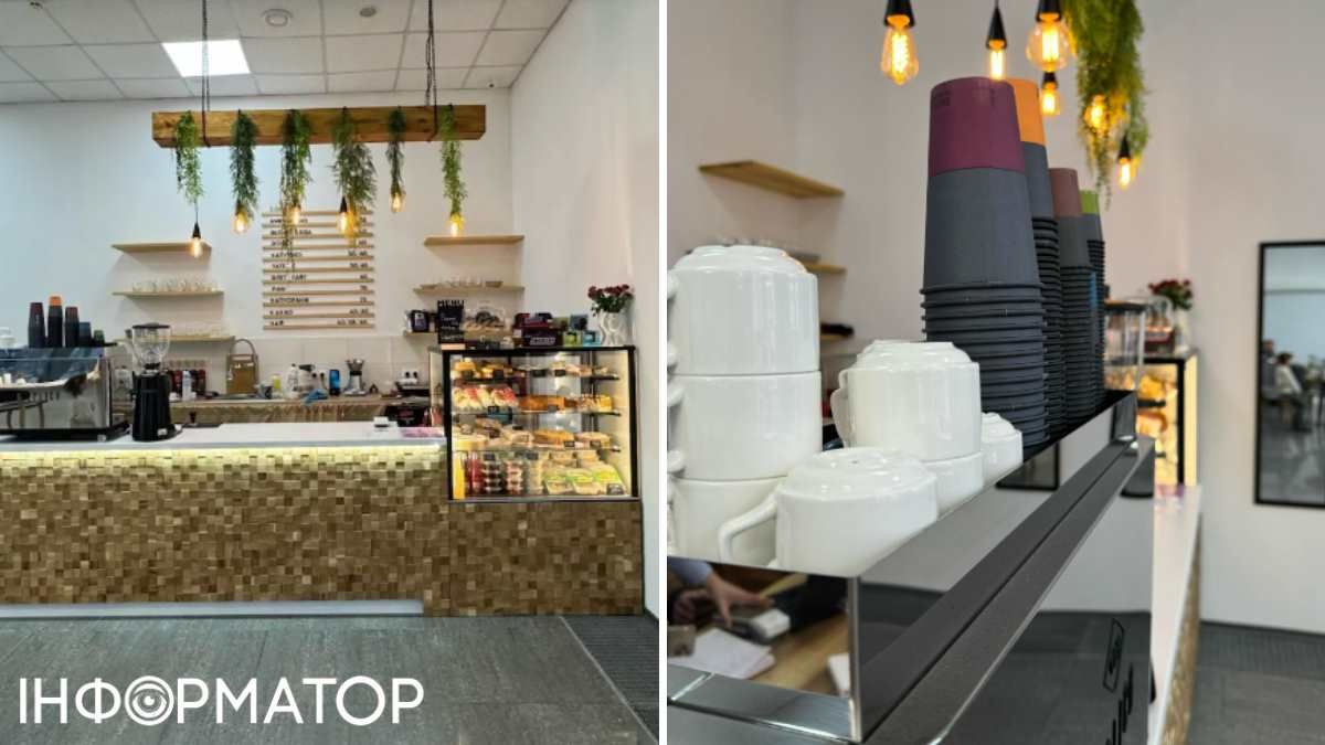 В кафе дизайн в минималистическом скандинавском стиле В кафе дизайн в минималистическом скандинавском стиле