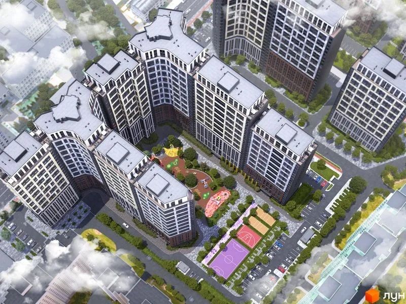 Так на ескізах виглядає ЖК Art House. Фото - сайт Лун