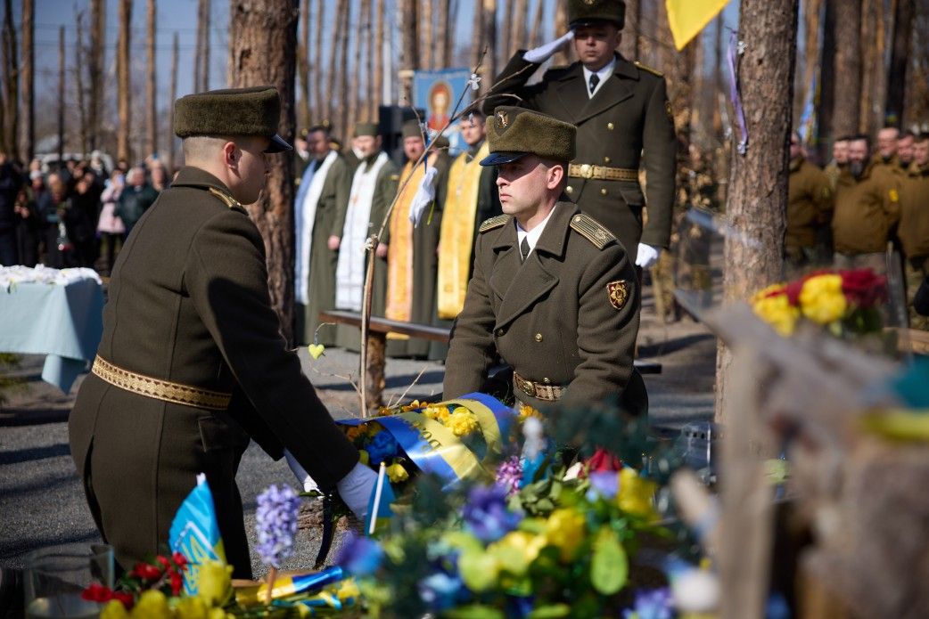 Вшанування пам'яті полеглих воїнів у Мощуні 21 березня