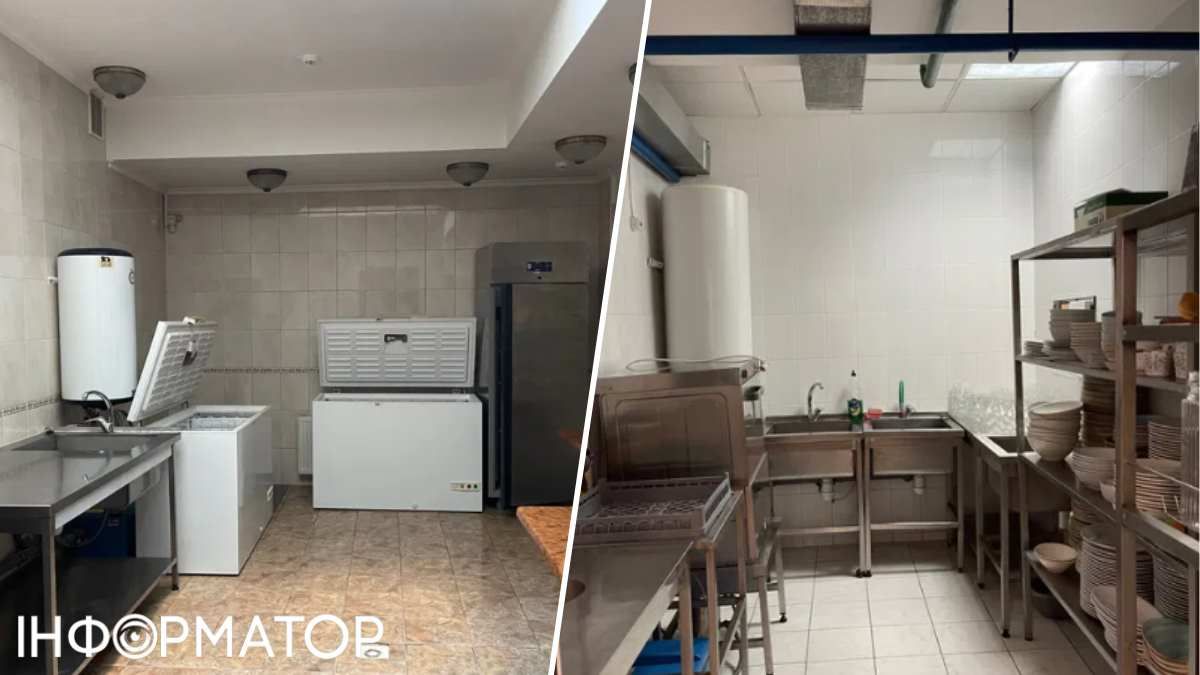 Кухня оборудована всем необходимым для работы хоть завтра