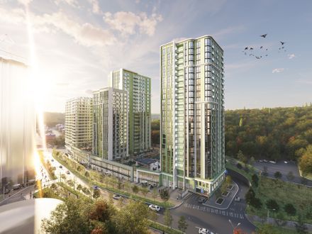 Такие высотки должны быть построены вблизи парка.