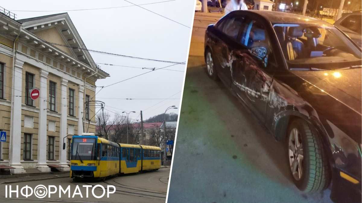 На фото чітко видно знак, що забороняє рух Спаською - відтак, автівки Audi (на фото) взагалі не мало бути на цій ділянці вулиці