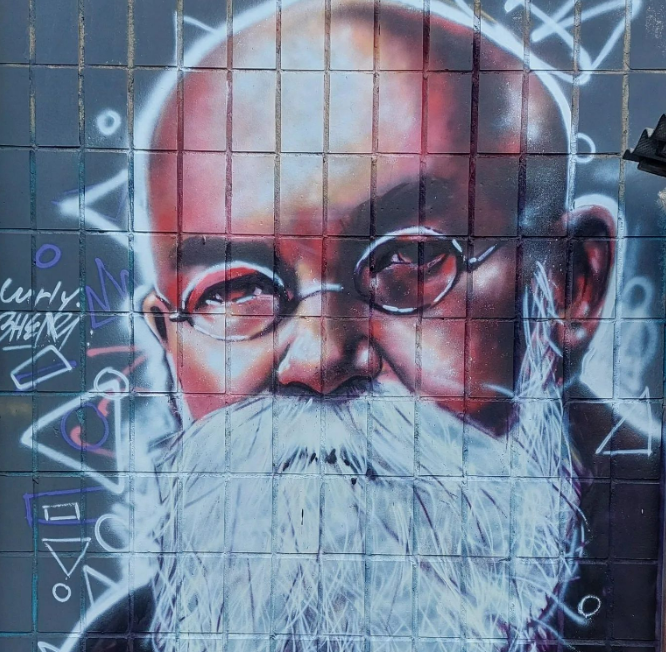 Михайло Грушевський постав перед мешканцями Святошина