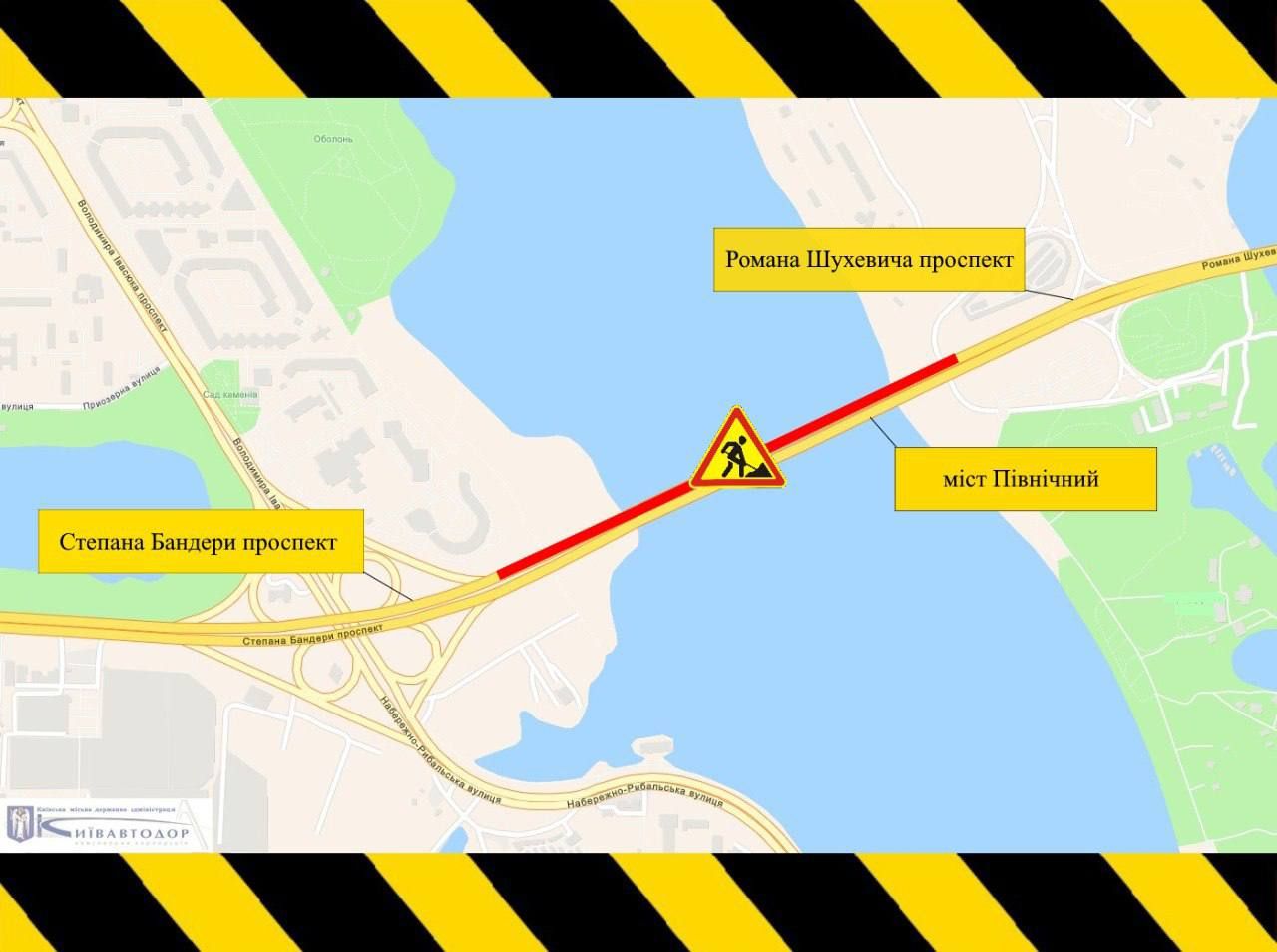 С 30 марта по 15 июня на Северном мосту ограничат движение транспорта