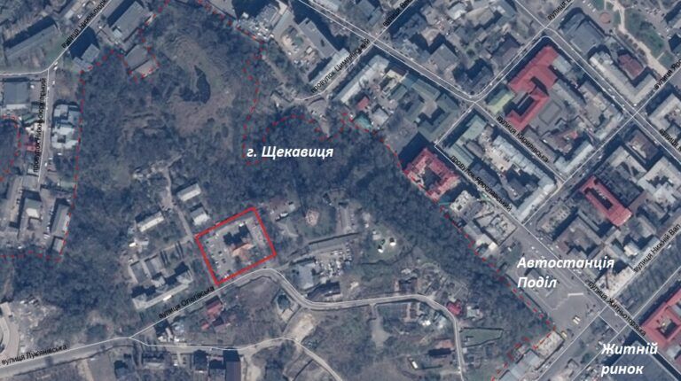 Ділянка, де будують клубний дім. Скрін - сайт "Наші гроші" Ділянка, де будують клубний дім. Скрін - сайт "Наші гроші"