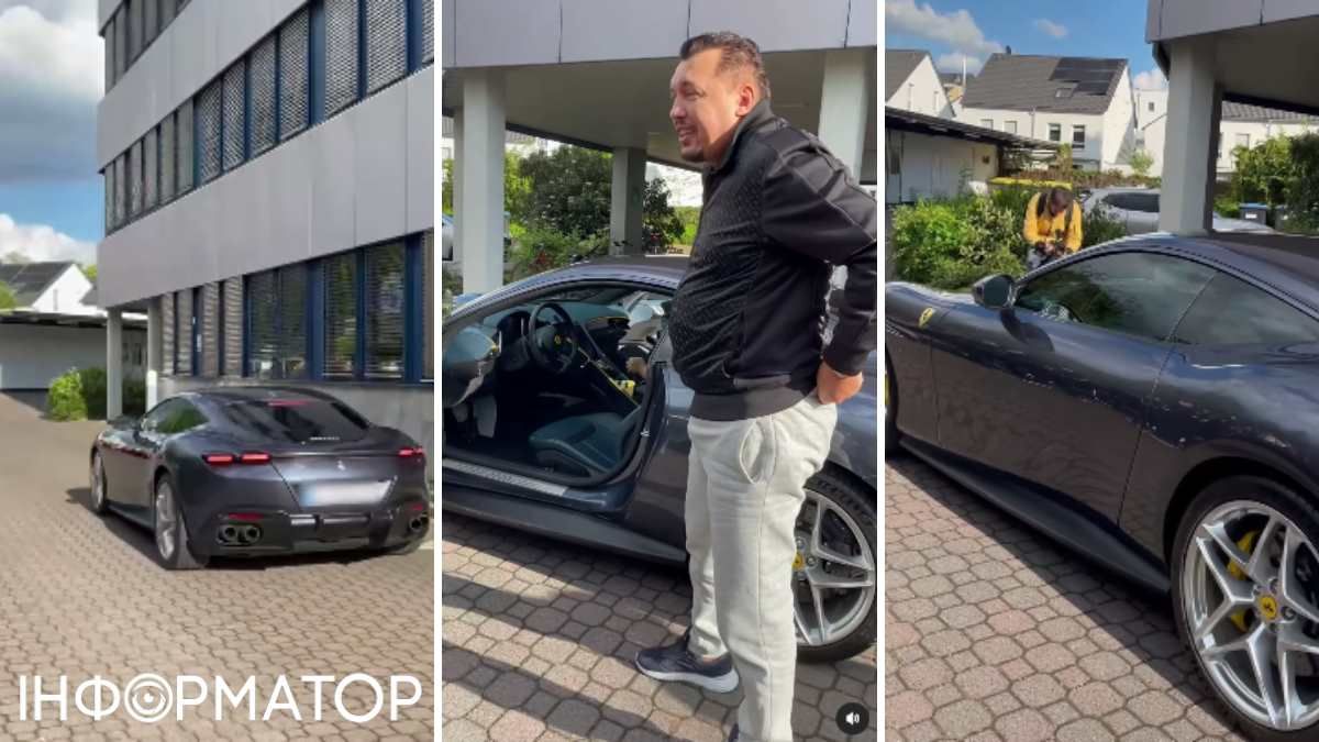 Мунтян прибув до Німеччини та похизувався новою автівкою, яку йому "подарувала його команда". Фото - скріншоти з соцмереж Мунтяна