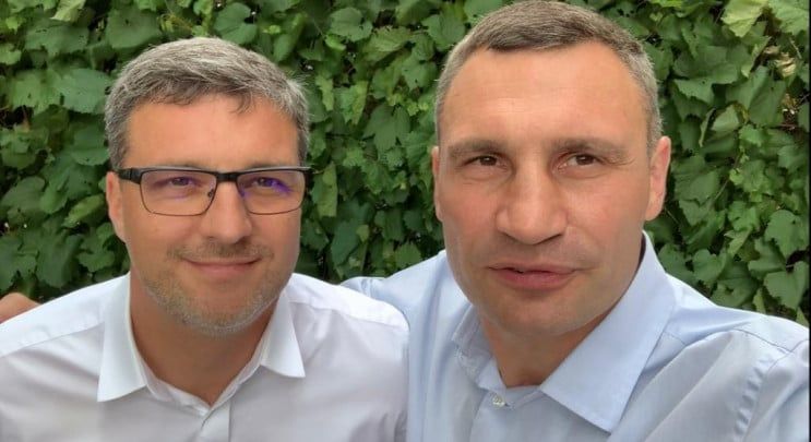 Валентин Мондриївський та Віталій Кличко