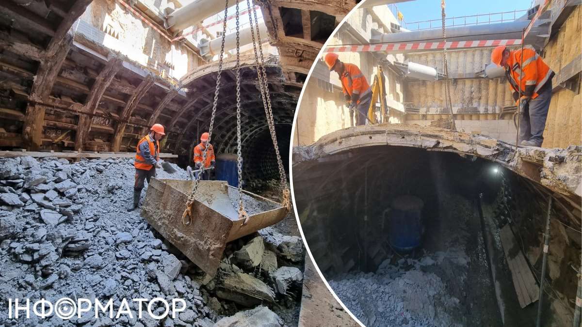 Пливун, що оточував тунель, - підсушили і потроху вибирають, звільняючи оправу, розповідає Павло Авдокушин Пливун, що оточував тунель, - підсушили і потроху вибирають, звільняючи оправу, розповідає Павло Авдокушин