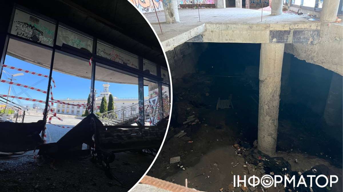 "У підсумку будівництво було закинуто, люди пішли" - за 10 років об'єкт перетворився на маргінальну яму у середмісті Києва "У підсумку будівництво було закинуто, люди пішли" - за 10 років об'єкт перетворився на маргінальну яму у середмісті Києва