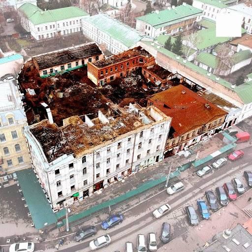 Садиба Дмитрієва XIX століття на Подолі. Фото - Мапа реновації