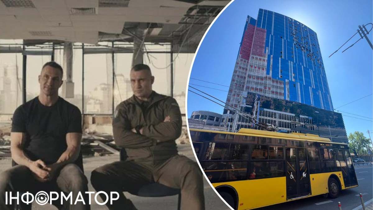 Сцену з братами Кличками, світлина з якої є тизером стрічки, ймовірно, знімали на верхівці знищеної "101 Tower" у Києві