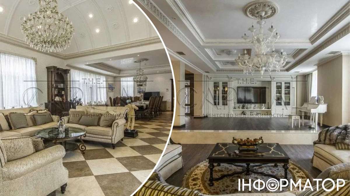 Будинок вражає розмірами - одна вітальня може "потягнути" на зал очікування на провінційному вокзалі