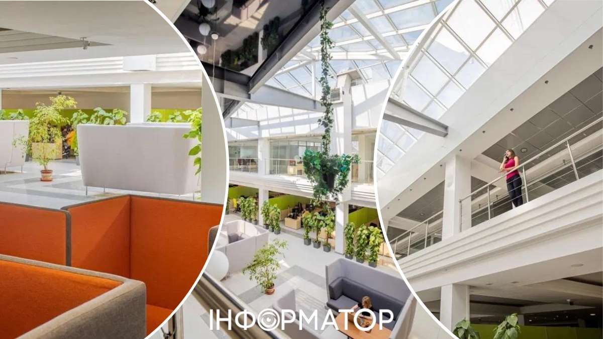 У офиса есть компоновка open-space, впрочем, есть и несколько кабинетов