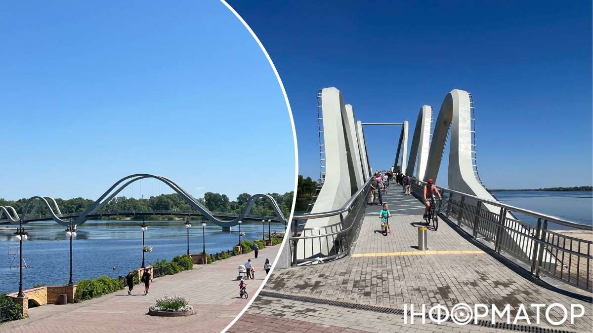 Новый мост называется "Волна" или "Волна Азовую" - называют так потому, что он сделан из чуть ли не последнего металла, выплавленного заводом "Азовсталь" Новый мост называется "Волна" или "Волна Азовую" - называют так потому, что он сделан из чуть ли не последнего металла, выплавленного заводом "Азовсталь"