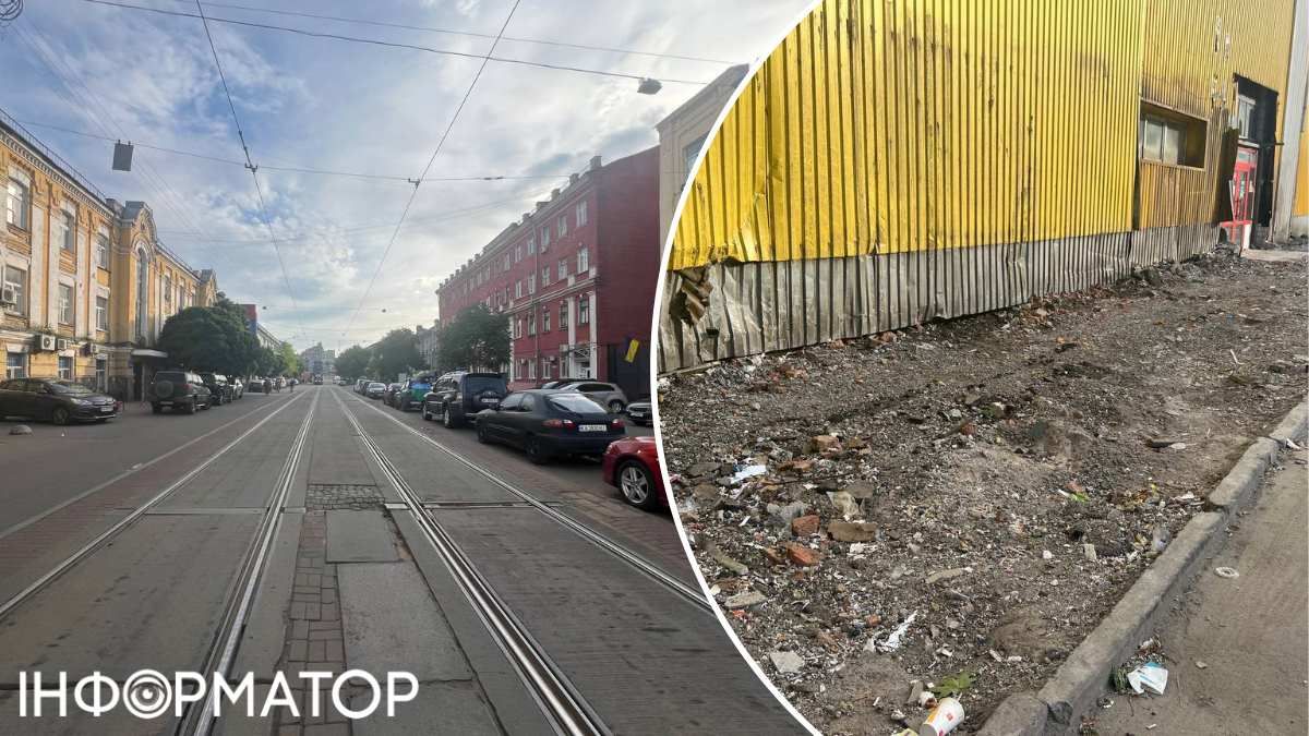 Попри те, що МАФи таки знесено, вулиця лишається тісною - завдяки запаркованим вздовж колій автівкам