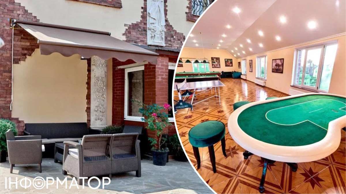 Зона відпочинку на вулиці та третій поверх, головна принада якого - столик для гри у покер