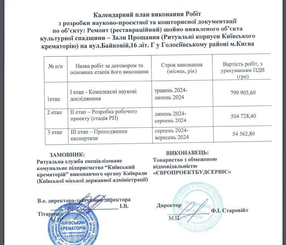 Проєкт має бути готовим до вересня 2024 року.