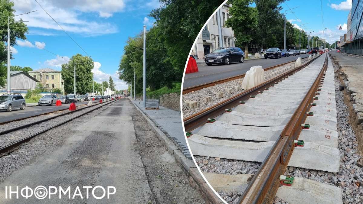 Дерев'яні шпали замінили на залізобетонні, а кріплення рейок зробили антивандальними та вібропоглинаючими. Фото: Павло Авдокушин