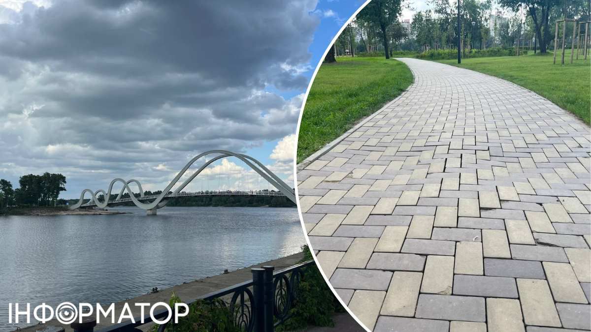 Частина плитки на пішохідних хідцях пішла хвилями Частина плитки на пішохідних хідцях пішла хвилями