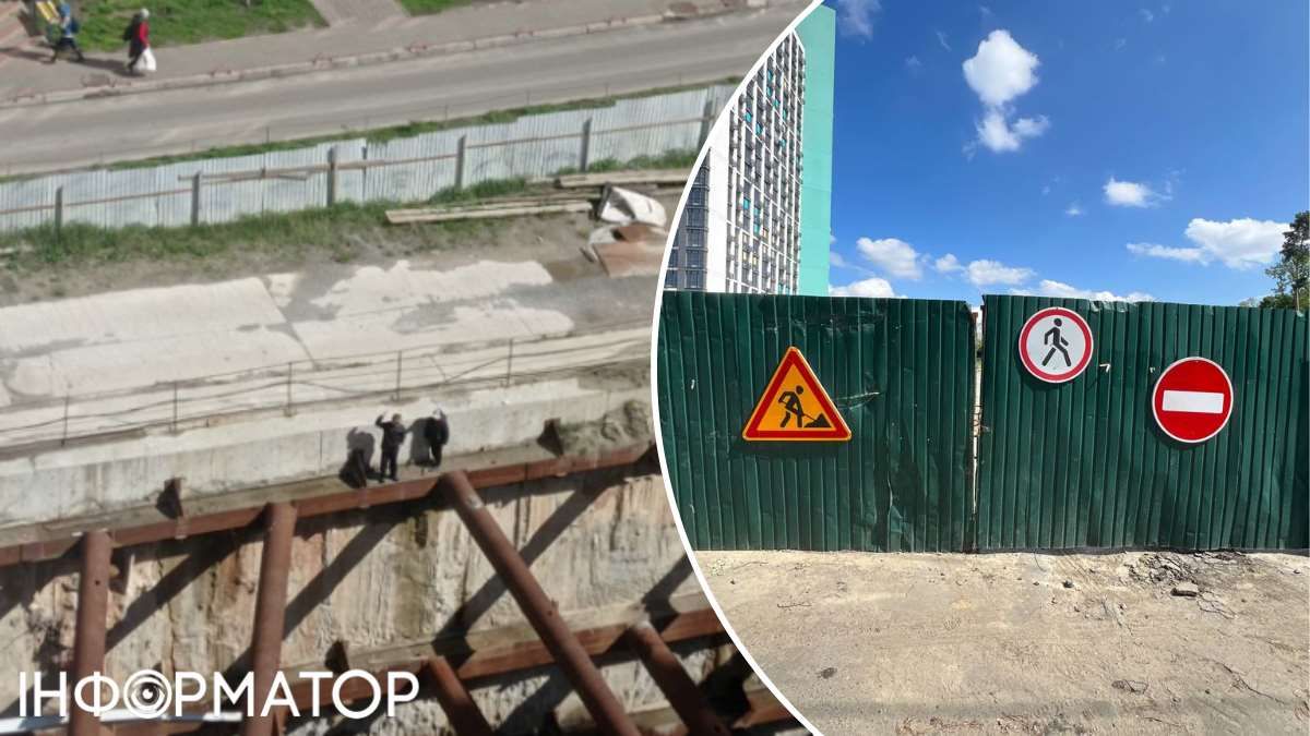 Обмежувальні й забороняючі знаки нікого не спиняють - так саме бездіє й охорона, що мала б виганяти дітей з будмайданчика Обмежувальні й забороняючі знаки нікого не спиняють - так саме бездіє й охорона, що мала б виганяти дітей з будмайданчика