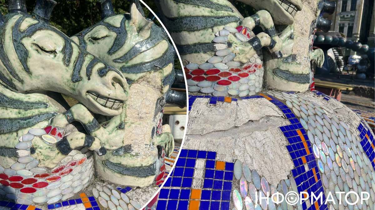 А от із "Закоханими зебрами" значно складніше: потрібні реставраційні роботи А от із "Закоханими зебрами" значно складніше: потрібні реставраційні роботи