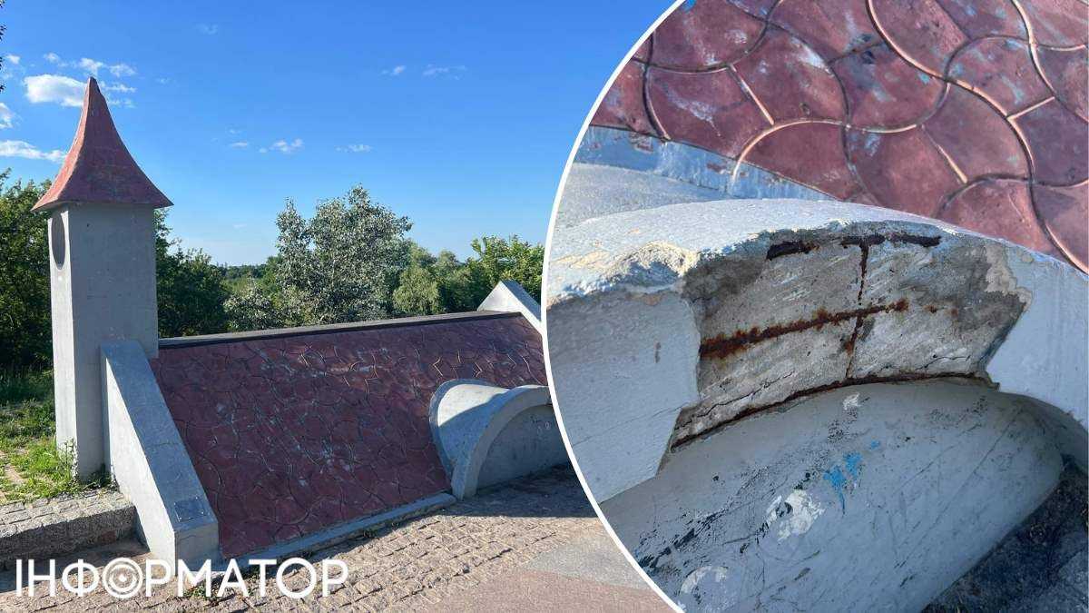 Романтичну локацію, лавку-дах, поремонтувати буде найпростіше Романтичну локацію, лавку-дах, поремонтувати буде найпростіше