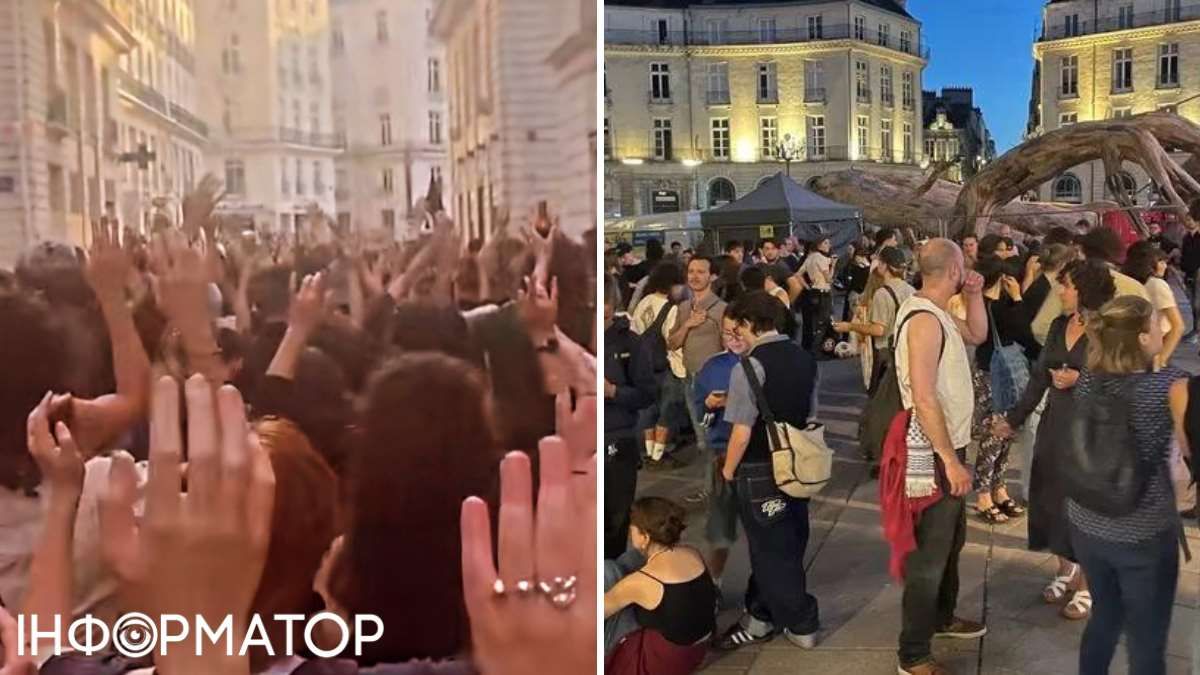 Митинг антифашистов бушевал в Нанте почти три часа