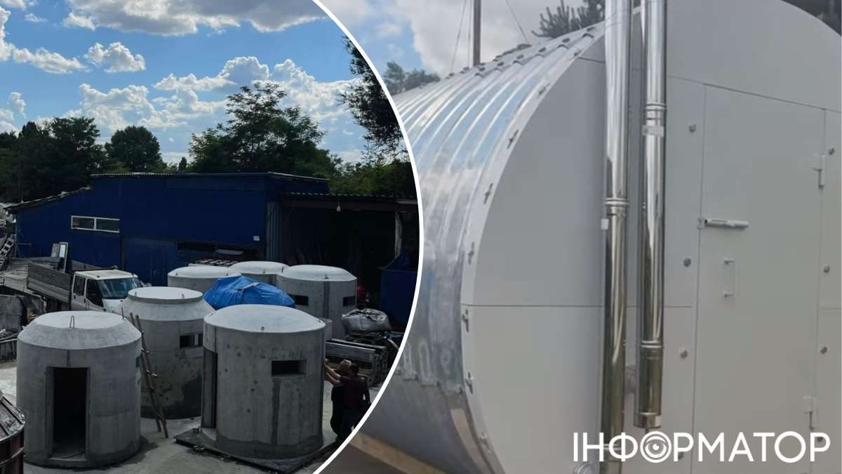 Вот такие проекты укрытий - от разработчиков из Днепра (слева) и завода Дан, из гофрированного металла Вот такие проекты укрытий - от разработчиков из Днепра (слева) и завода Дан, из гофрированного металла