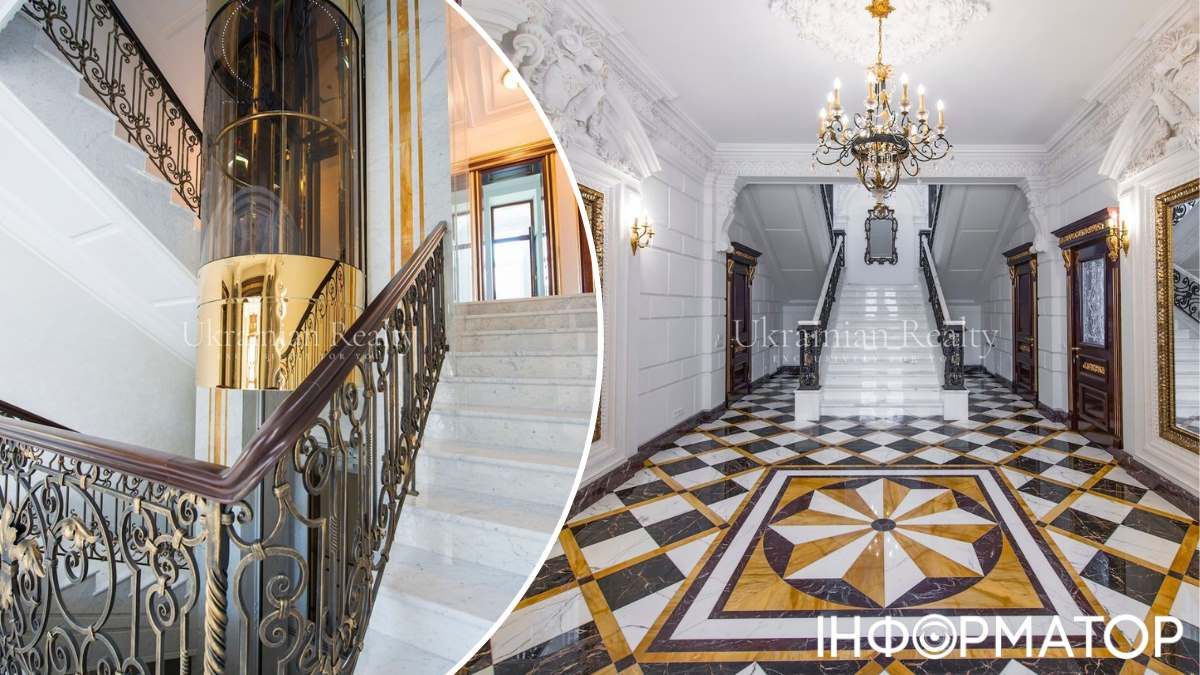 Внутри дома есть панорамный лифт, а каждая люстра уникальна, говорят риэлторы Внутри дома есть панорамный лифт, а каждая люстра уникальна, говорят риэлторы