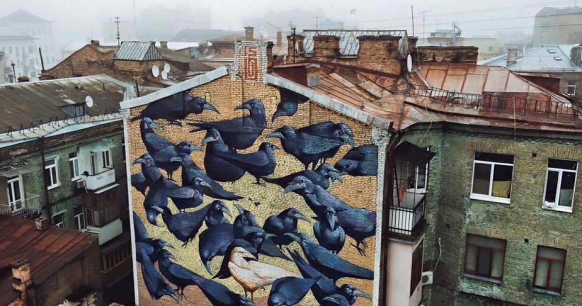 Киевский городской совет передал под застройку дворик с воронами на Рейтарской 1