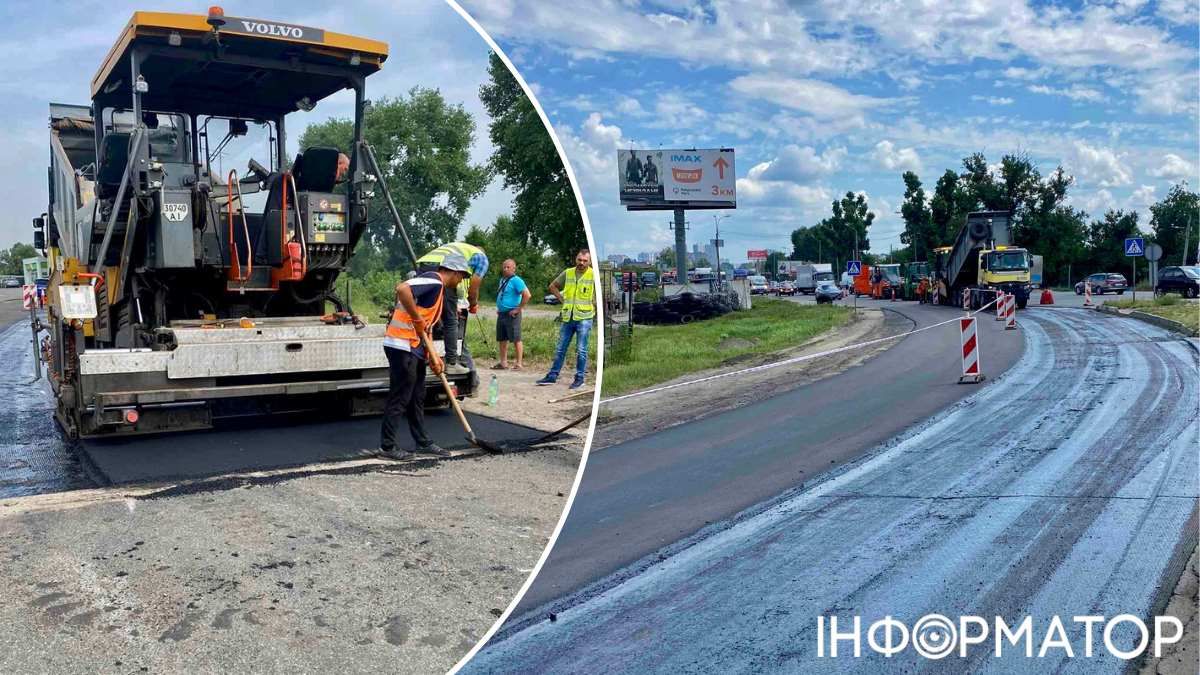 Ремонт розв'язки у Києві Жулянський шляхопровід