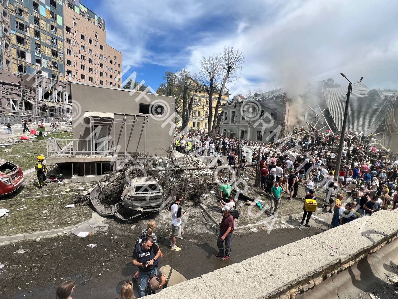 Знищене токсикологічне відділення лікарні. Фото - Інформатор