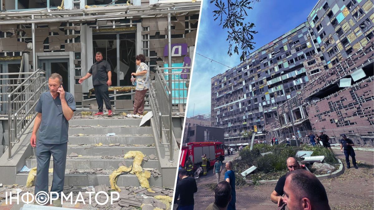 Плитка на стінах Охматдиту відпала через потужну вибухову хвилю, а не шрапнель