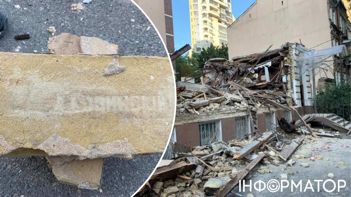 Традиційна жовта цеглина з тавруванням - з таких будували споруди наприкінці ХІХ ст. у Києві Традиційна жовта цеглина з тавруванням - з таких будували споруди наприкінці ХІХ ст. у Києві