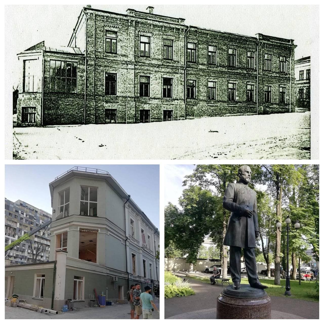 Корпус № 3 - пам'ятка історії місцевого значення, збудований на замовлення та кошти київського купця Миколи Терещенка. Фото: Дмитро Перов.