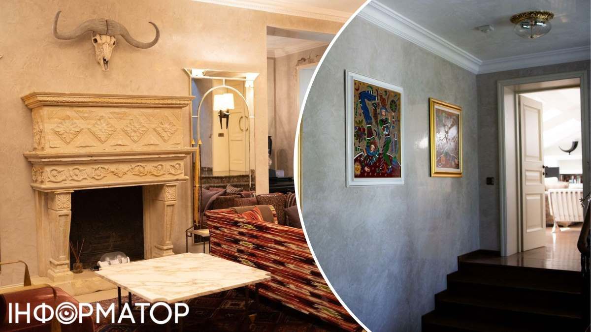 Камінна зала та живопис на стінах - звичні атрибути для житла в елітному Козині