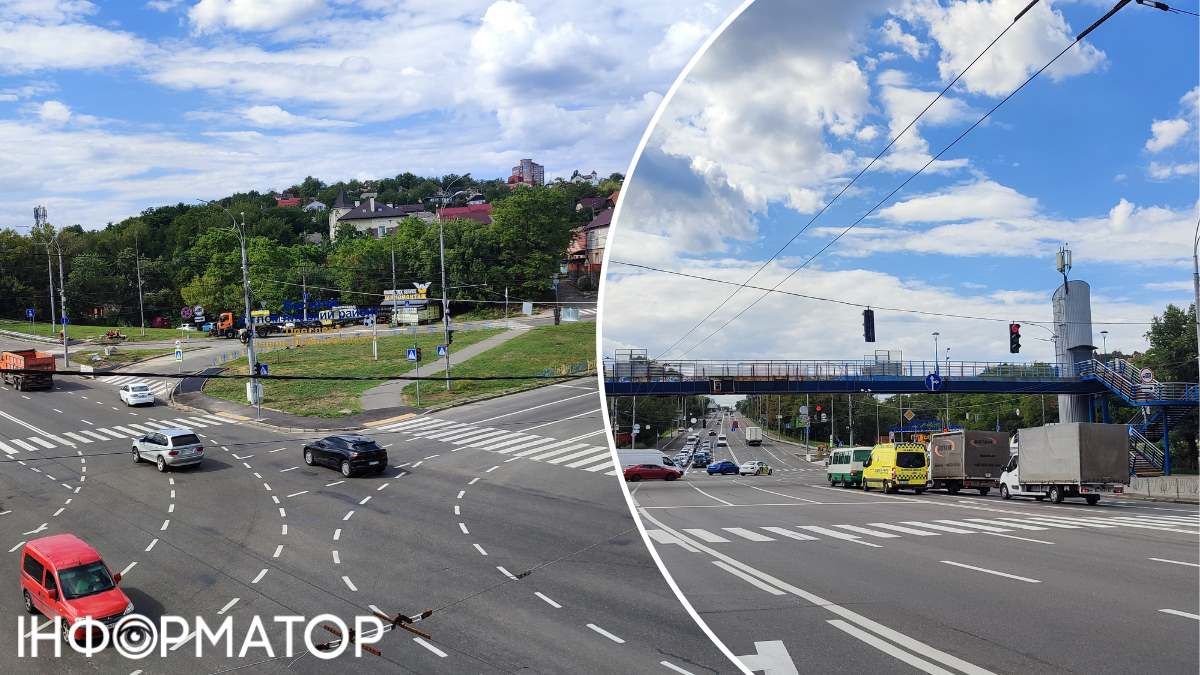 Переход надземный и наземный проспект Валерия Лобановского Голосеевский район