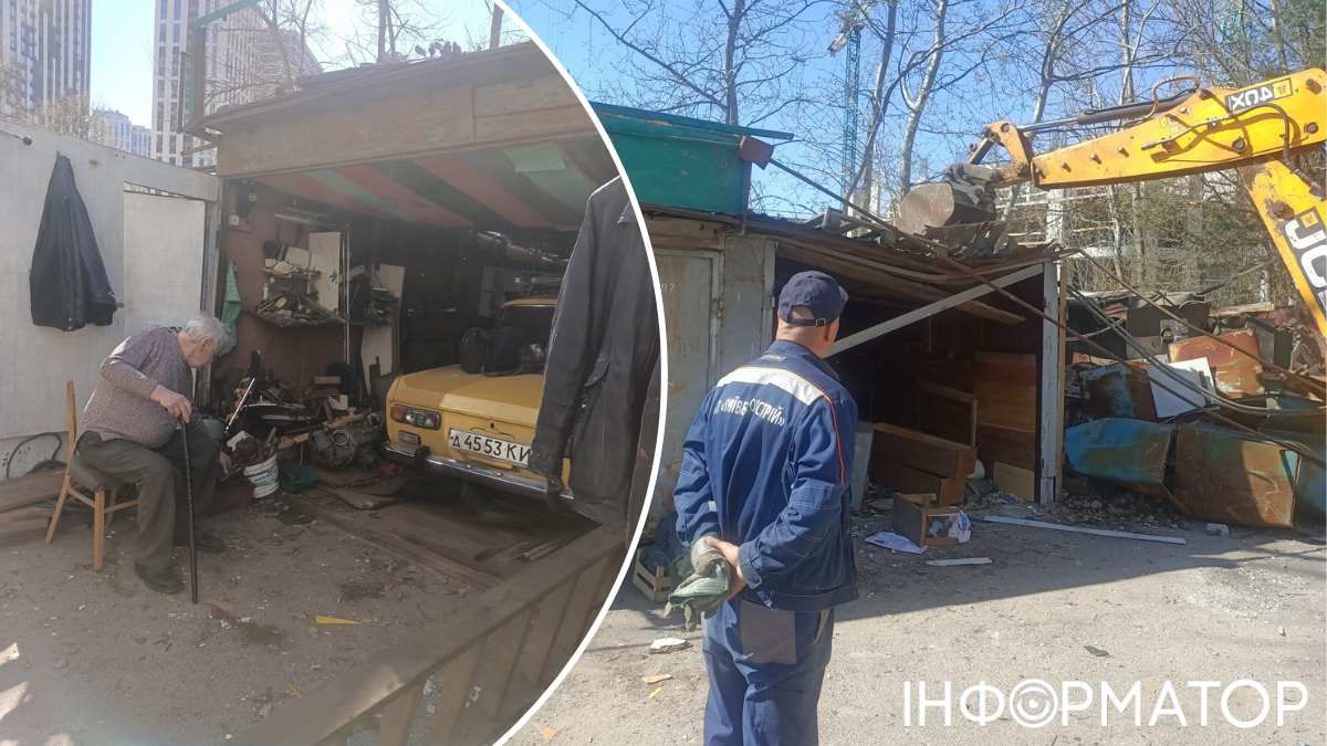 На самому початку демонтажу місцеві ще намагалися відстояти свою власність. Фото: Богдана Смирнова