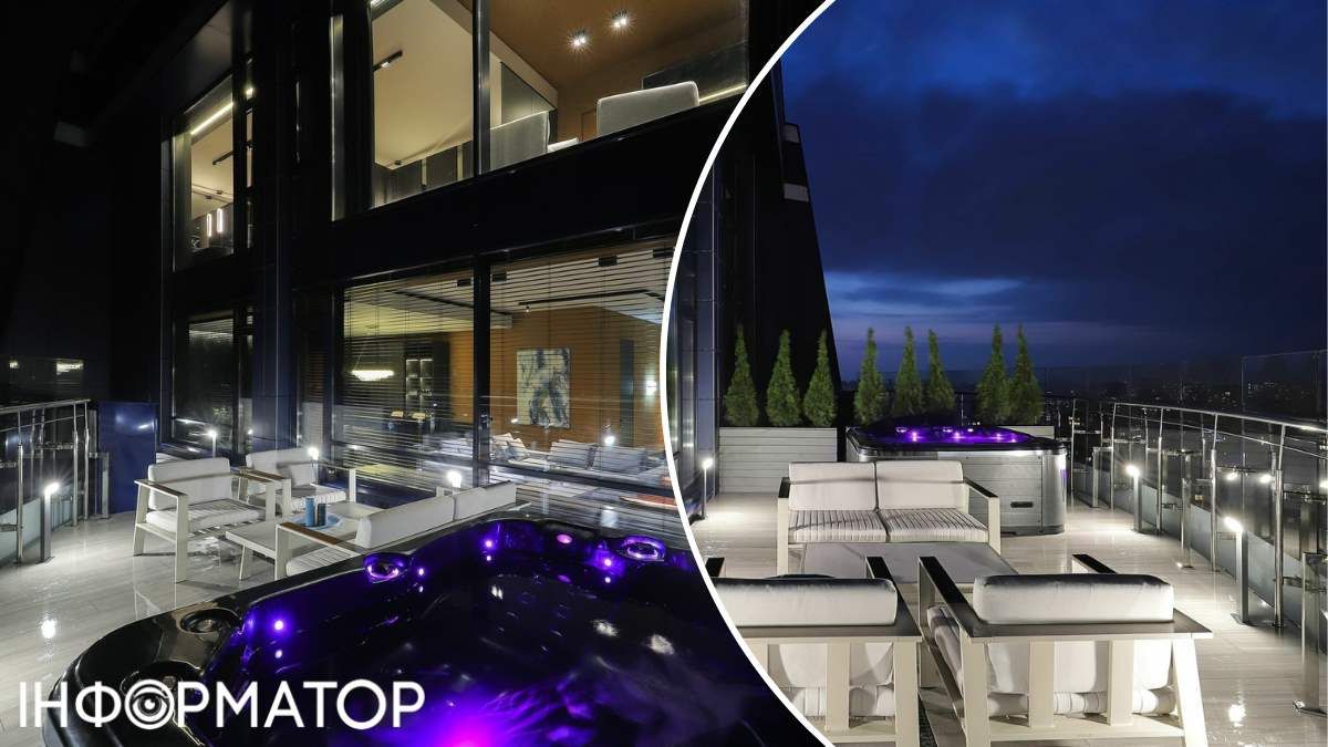 Справжня "родзинка" пентхаусу - джакузі на терасі з чудовим видом на Київ