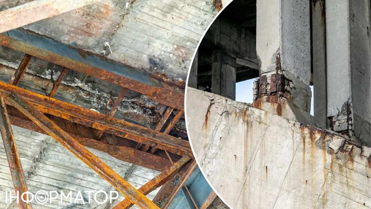 Стан мосту Патона під час обстеження у 2023 році. Фото: Мінвідновлення