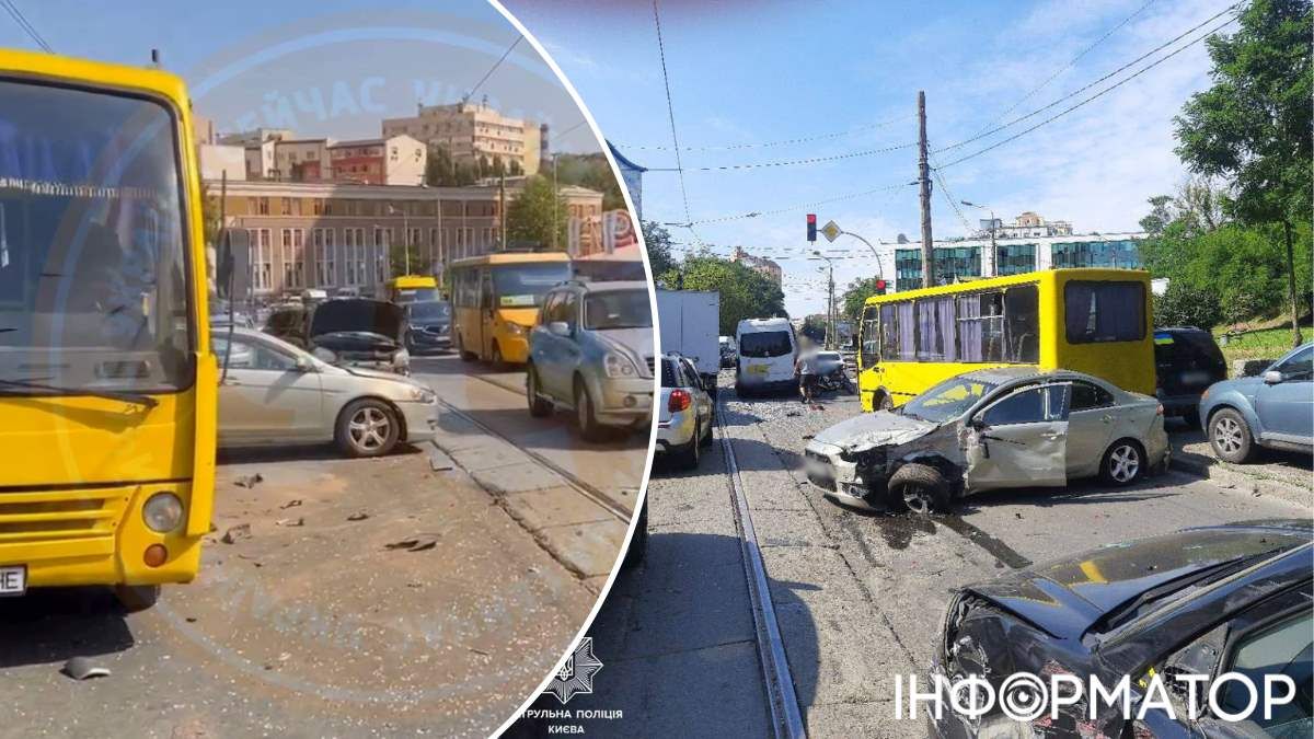 На шляху з Глибочицької трамвай, в якого відмовили гальма, руйнував громадський транспорт та приватні автівки