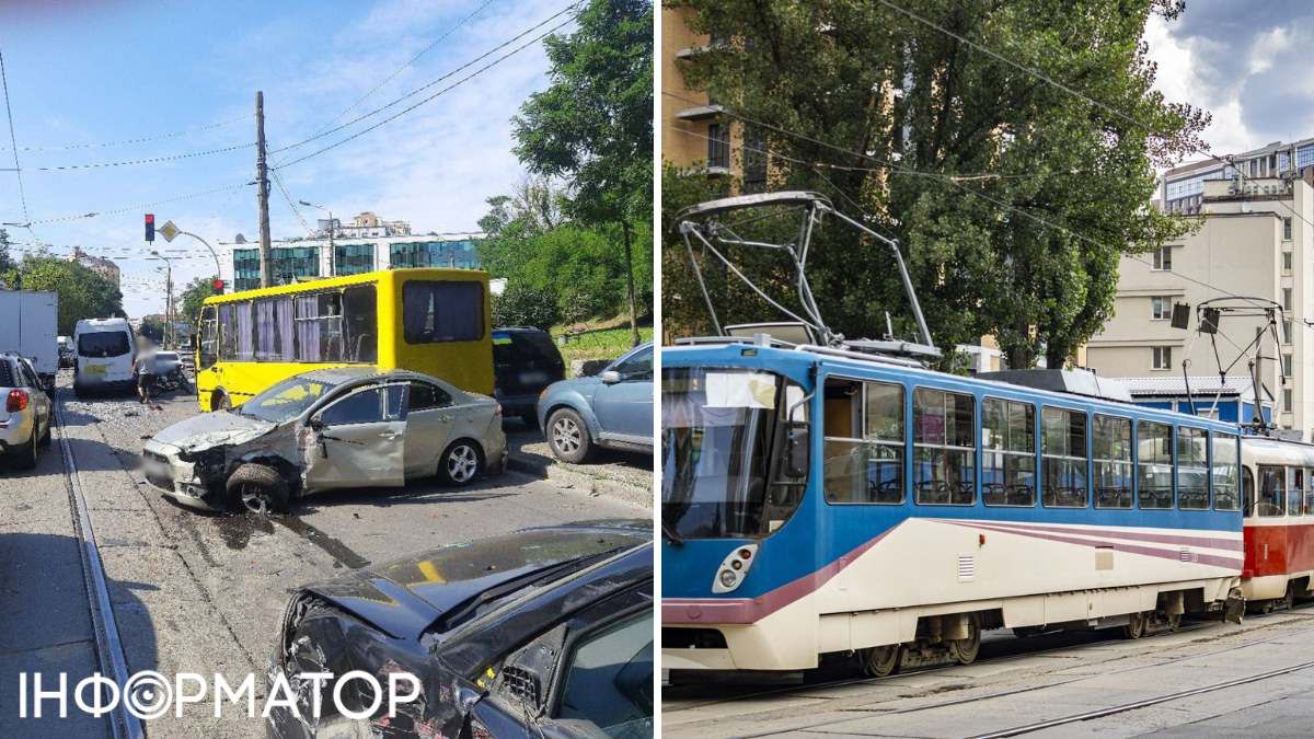 ДТП аварія трамвай винний Київпастранс